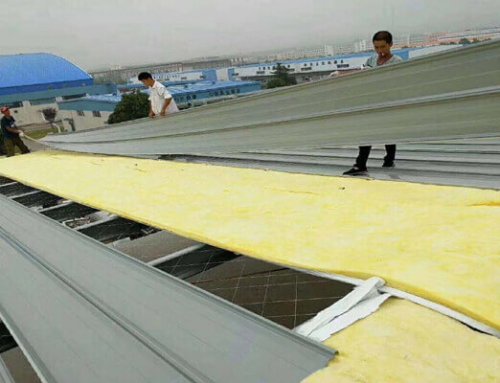 Rollo de Revestimiento de Fibra Mineral de alta densidad para Techos Metálicos y Pared