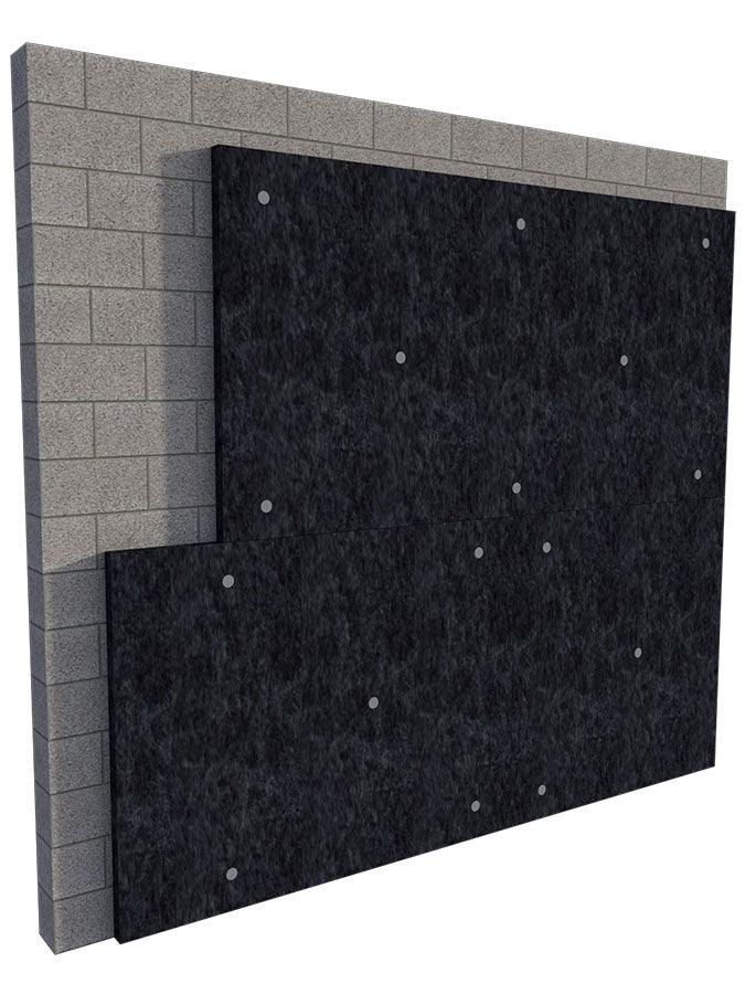 Paquete de 10 Paneles Acústicos de Lana Roca Mineral Rígida