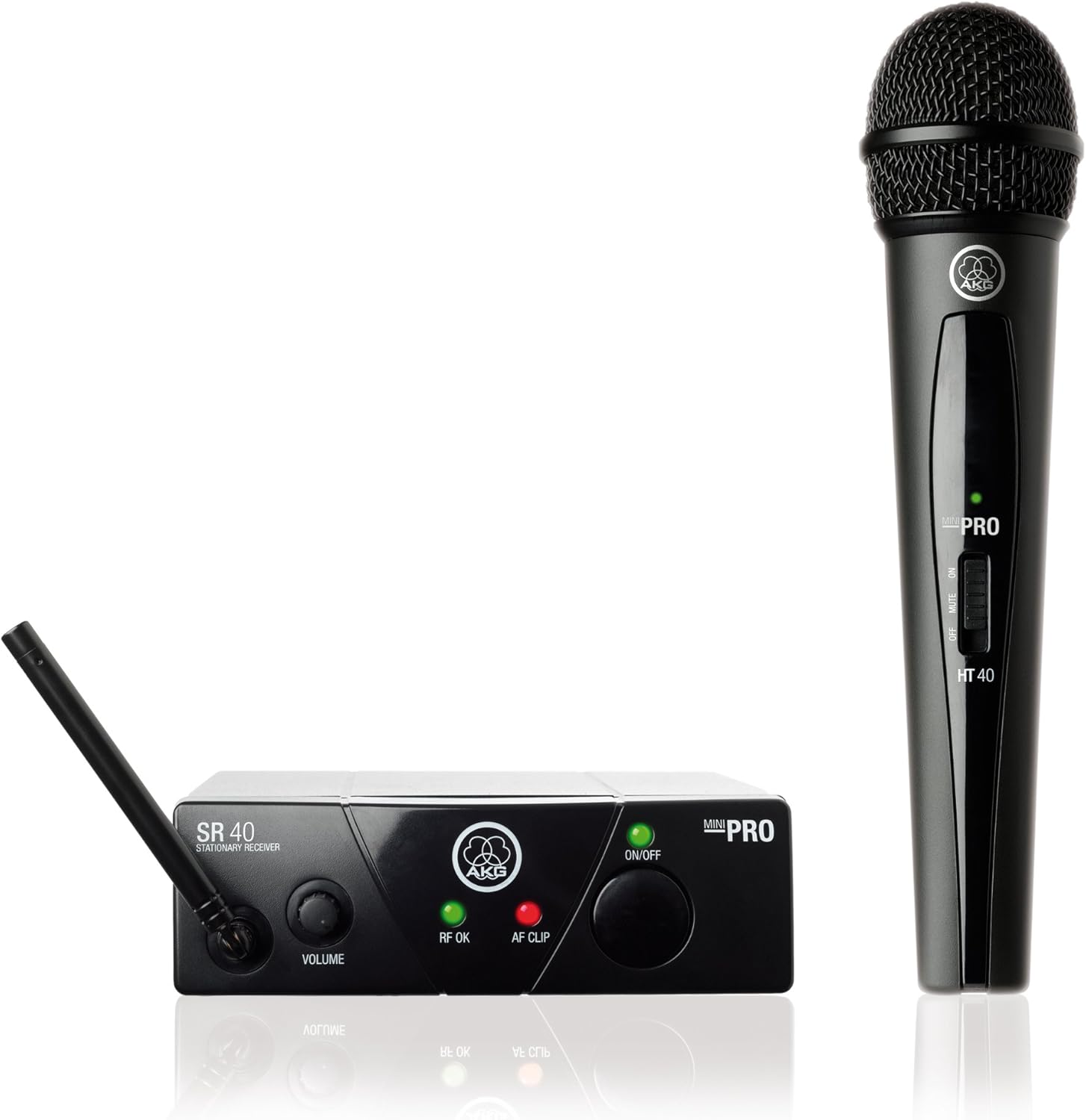Sistema Inalámbrico de Mano AKG Pro Audio WMS40 Mini Vocal