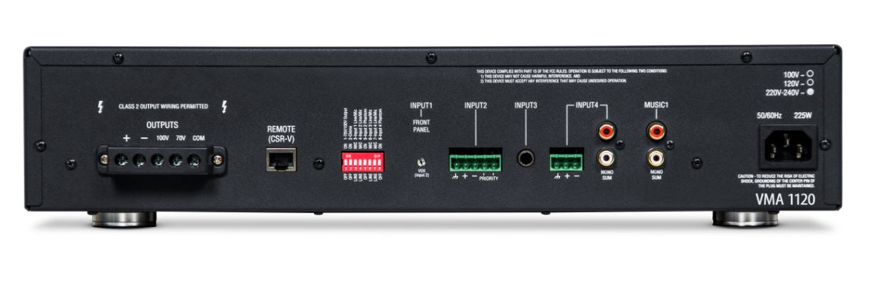 Amplificador de Audio Ambiental JBL VMA1240 (1X240W)