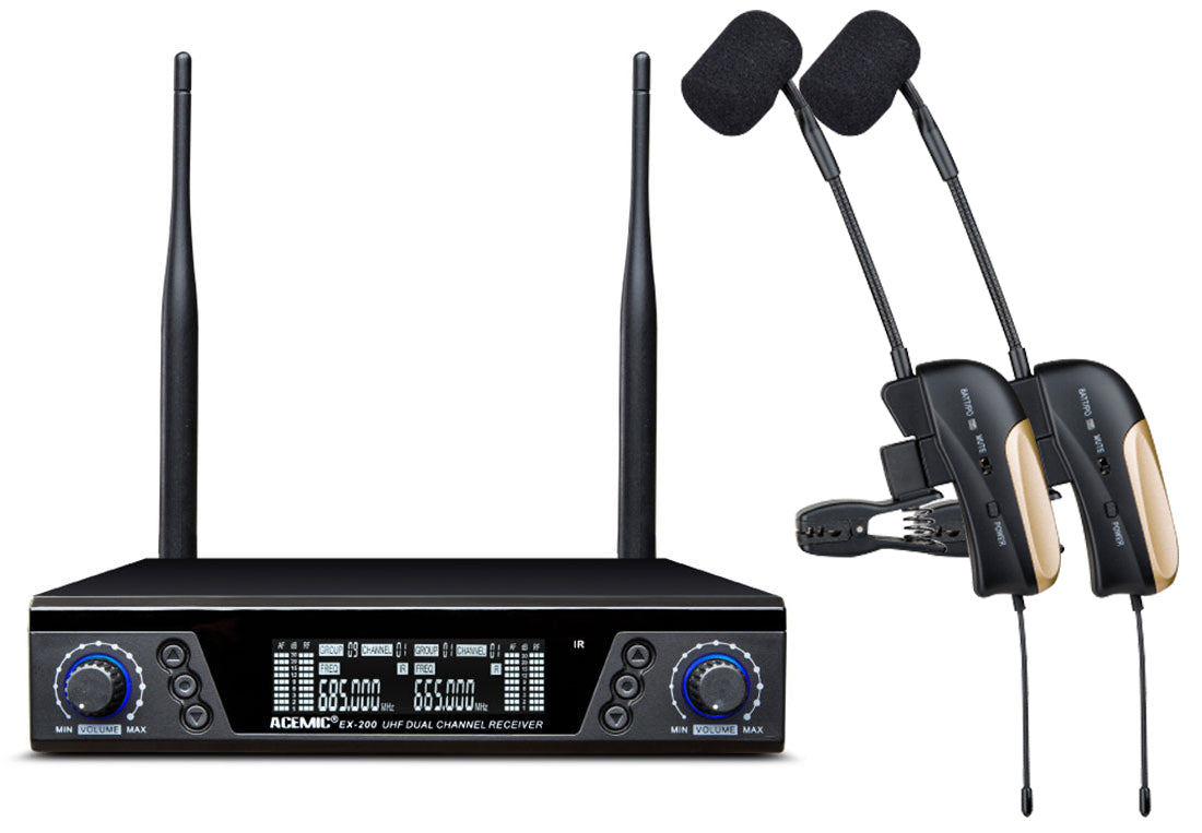 Sistema de Micrófono Inalámbrico para Instrumentos de Viento Kohlt KH 200 ST-4