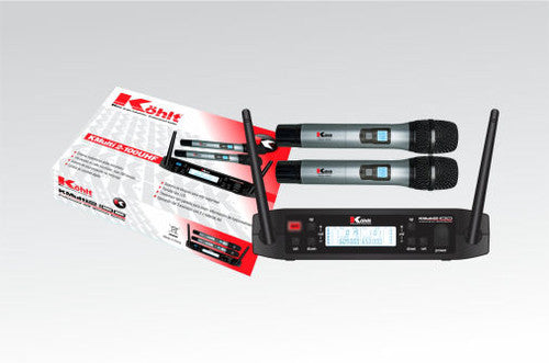 Sistema de Micrófono Inalámbrico Doble de Mano Kohlt Multi 2 100UHF