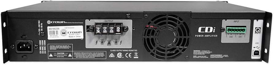 Amplificador Multi Ambiente Crown CDI 2000