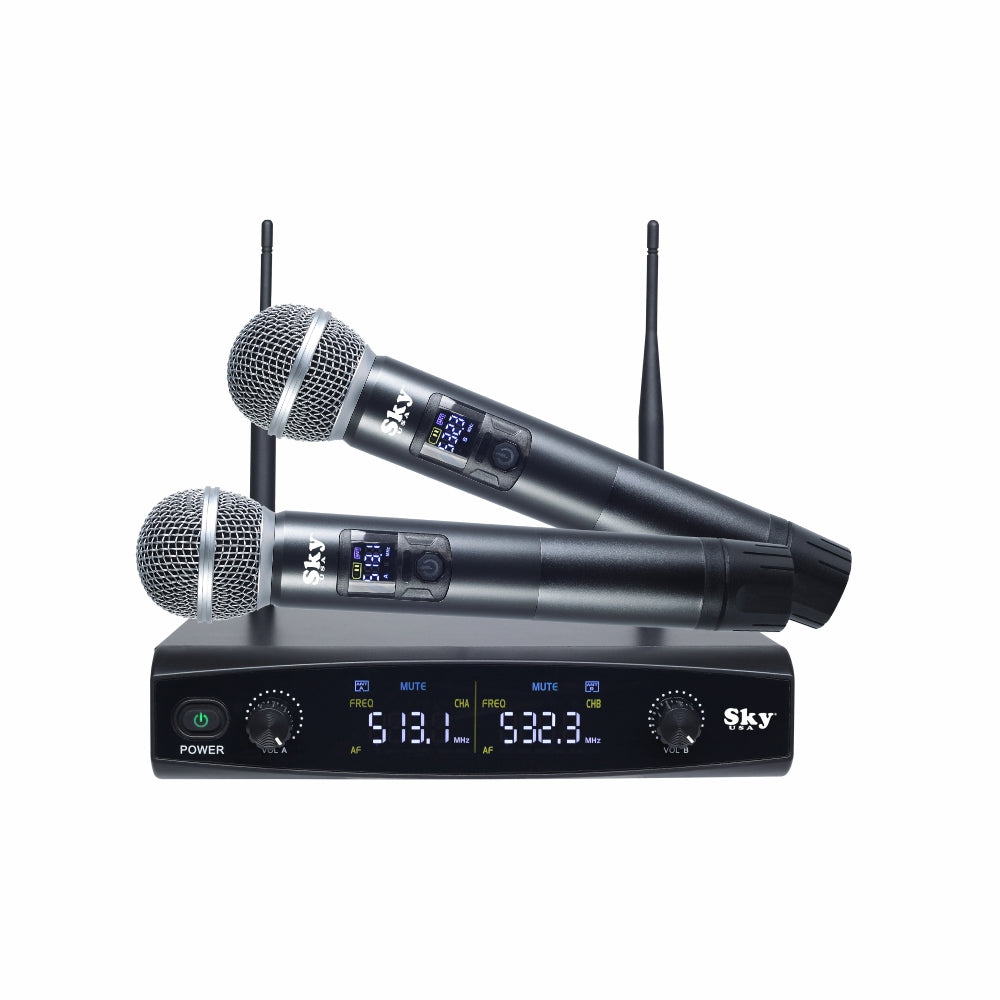 Sistema de Micrófono Inalámbrico de Mano para Vocales SKY SDM-4402A