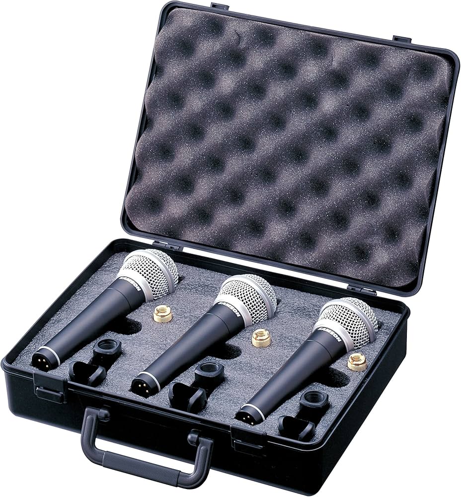 Paquete de  3 Micrófonos Alámbricos para Vocales TOPP PRO TXL-950