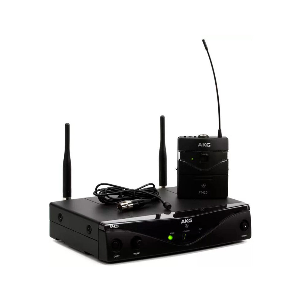 Sistema de Micrófono Inalámbrico de Lavalier/Solapa AKG WMS420 Presenter SET