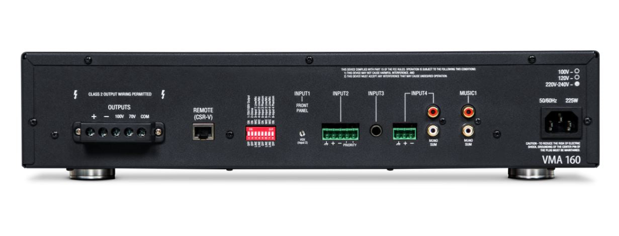 Amplificador de Audio Ambiental JBL VMA160 (1X60W)