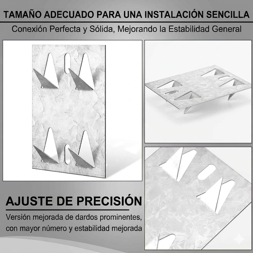 Clip de montaje por inserción para paneles acústicos