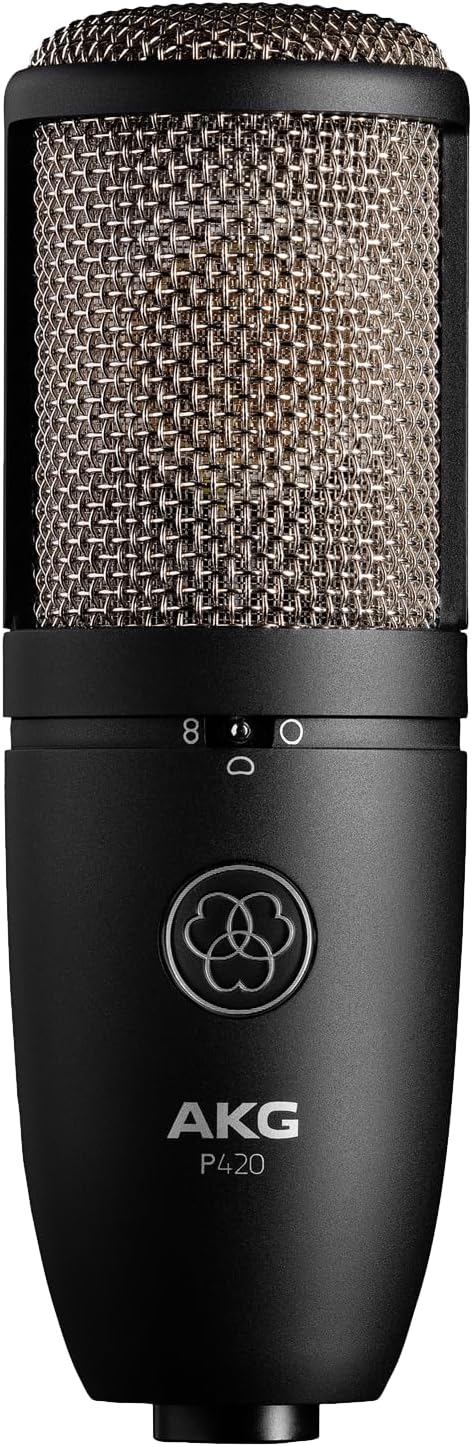 Micrófono Alámbrico para Grabación AKG Perception 420 Condensador
