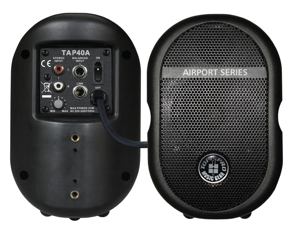 Par de Bocinas Amplificadas para Pared TOPP PRO TAP 40A